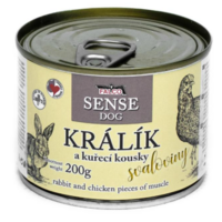 FALCO SENSE DOG konzerva 200 g králik a kuracie